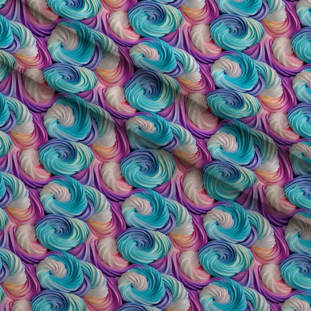 Buttercream Swirls Pattern 3 Fleece Fabric — fleece fabric folded close-up preview (mv-fleece-v1:lying)
