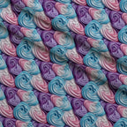 Buttercream Swirls Pattern 4 Fleece Fabric — fleece fabric folded close-up preview (mv-fleece-v1:lying)