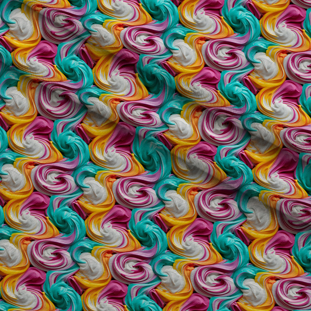 Buttercream Swirls Pattern 6 Fleece Fabric — fleece fabric folded close-up preview (mv-fleece-v1:lying)