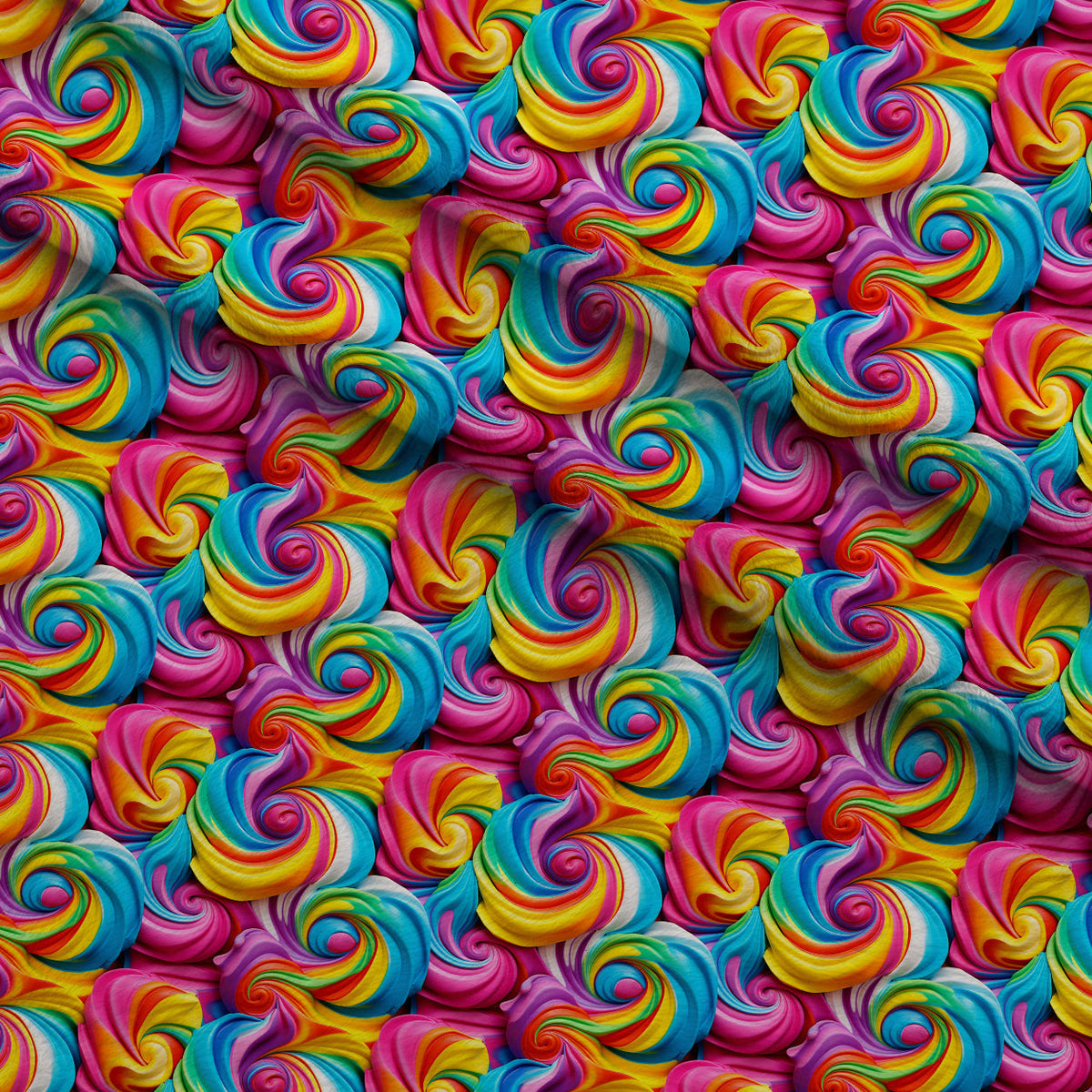 Buttercream Swirls Pattern 8 Fleece Fabric — fleece fabric folded close-up preview (mv-fleece-v1:lying)
