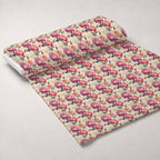 Butterfly Dance Pattern 4 Fleece Fabric — fleece fabric unrolled bolt preview (mv-fleece-v1:bolt)