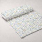 Buttermilk Blossoms Pattern 3 Fleece Fabric — fleece fabric unrolled bolt preview (mv-fleece-v1:bolt)