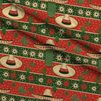 Cactus Fiesta Pattern 12 Fleece Fabric — fleece fabric folded close-up preview (mv-fleece-v1:lying)