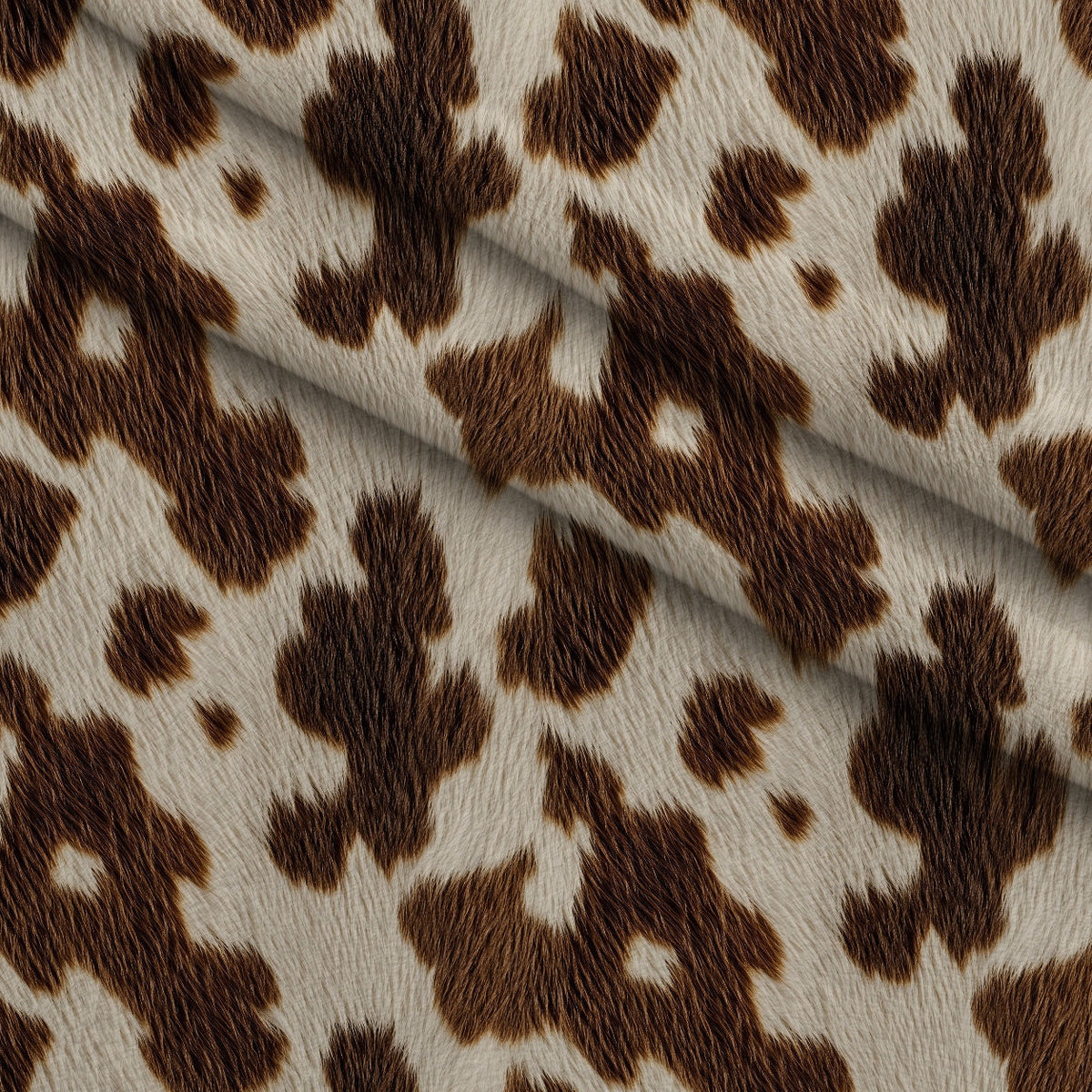 Calico Patches Pattern 1 Fleece Fabric — fleece fabric folded close-up preview (mv-fleece-v1:lying)
