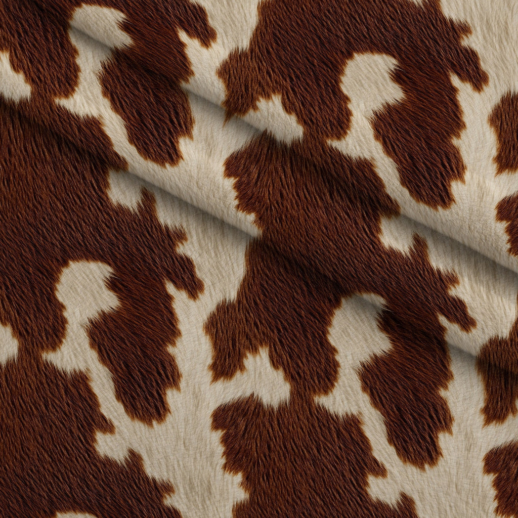 Calico Patches Pattern 2 Fleece Fabric — fleece fabric folded close-up preview (mv-fleece-v1:lying)
