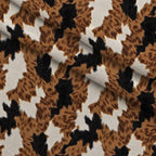 Calico Patches Pattern 6 Fleece Fabric — fleece fabric folded close-up preview (mv-fleece-v1:lying)