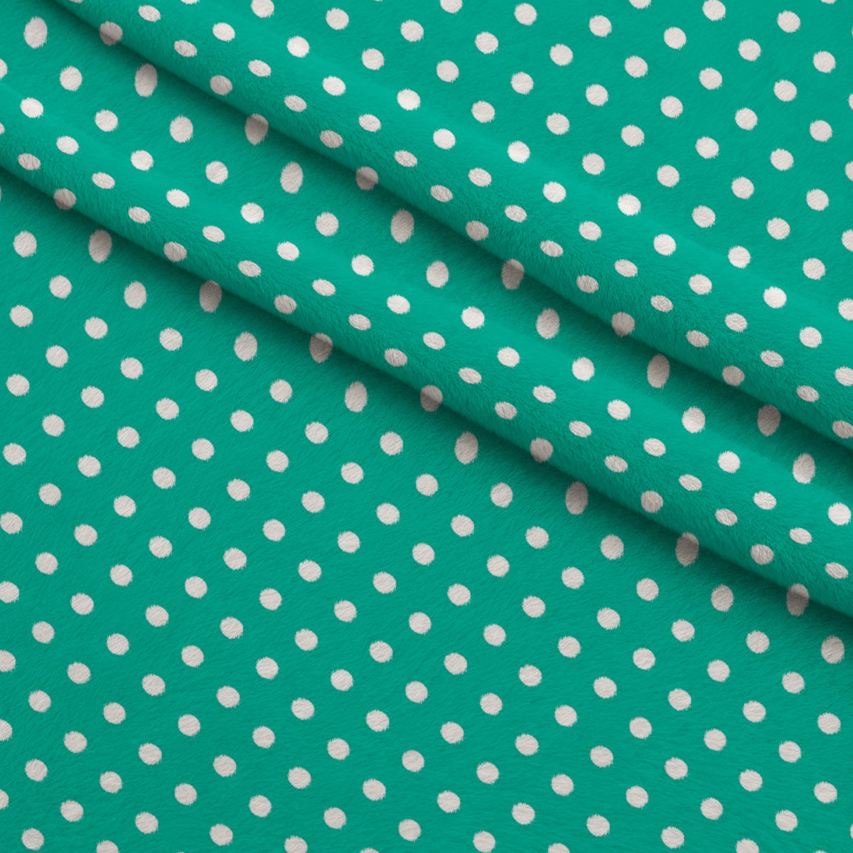 Candy Dots Pattern 14 Fleece Fabric — fleece fabric folded close-up preview (mv-fleece-v1:lying)