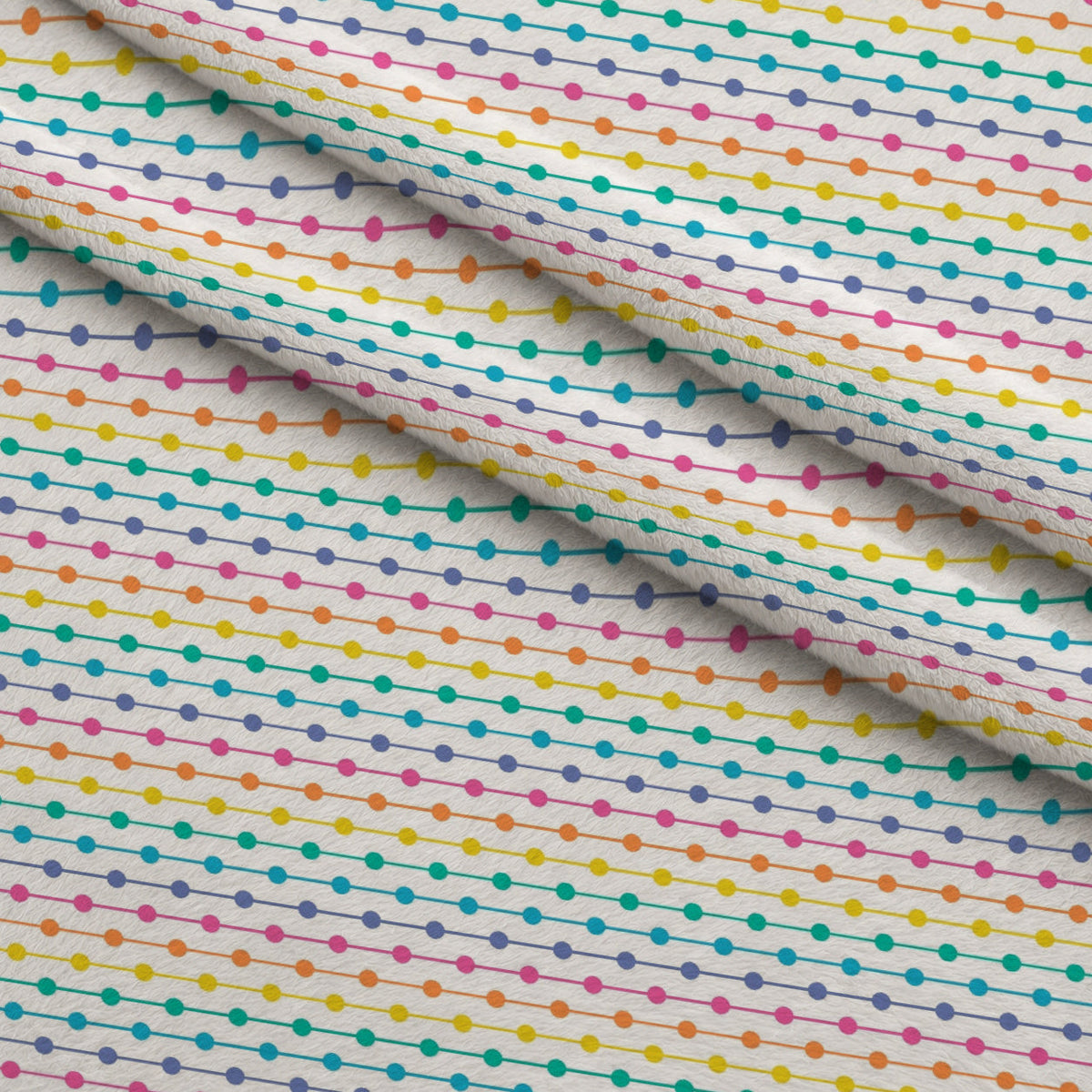 Candy Dots Pattern 15 Fleece Fabric — fleece fabric folded close-up preview (mv-fleece-v1:lying)