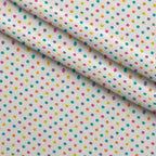 Candy Dots Pattern 17 Fleece Fabric — fleece fabric folded close-up preview (mv-fleece-v1:lying)