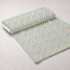 Candy Dots Pattern 4 Fleece Fabric — fleece fabric unrolled bolt preview (mv-fleece-v1:bolt)