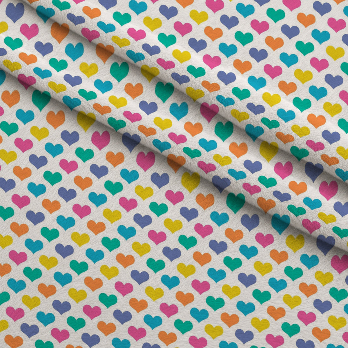 Candy Dots Pattern 4 Fleece Fabric — fleece fabric folded close-up preview (mv-fleece-v1:lying)
