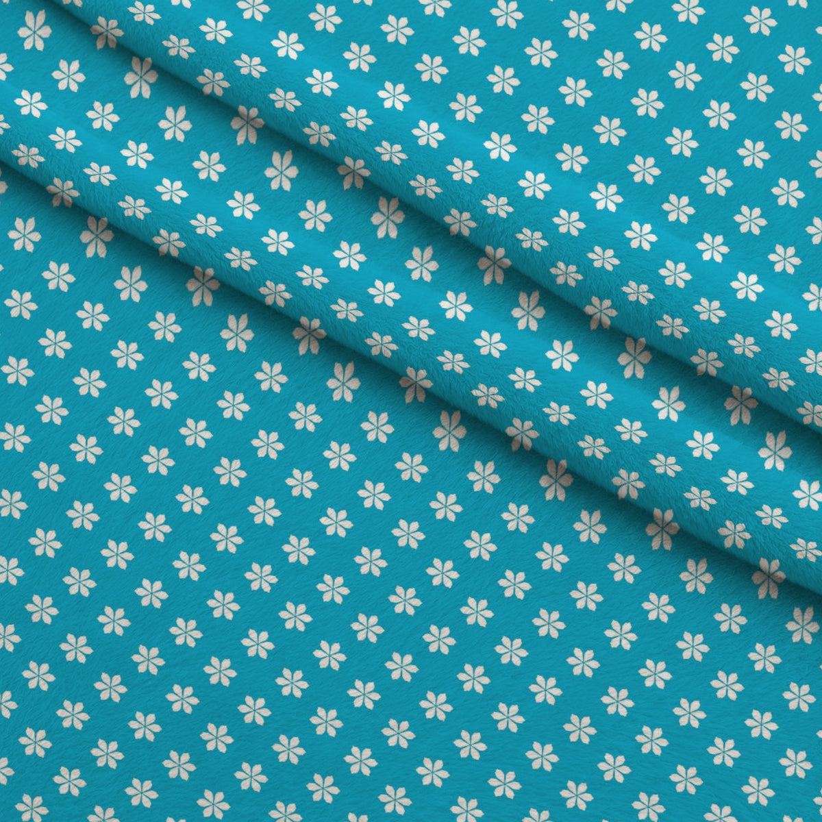 Candy Dots Pattern 5 Fleece Fabric — fleece fabric folded close-up preview (mv-fleece-v1:lying)