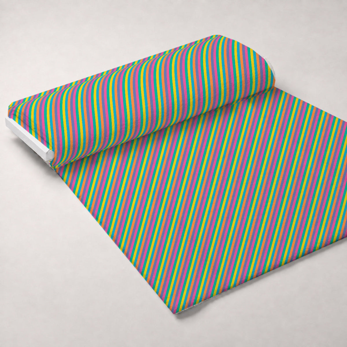 Candy Dots Pattern 6 Fleece Fabric — fleece fabric unrolled bolt preview (mv-fleece-v1:bolt)