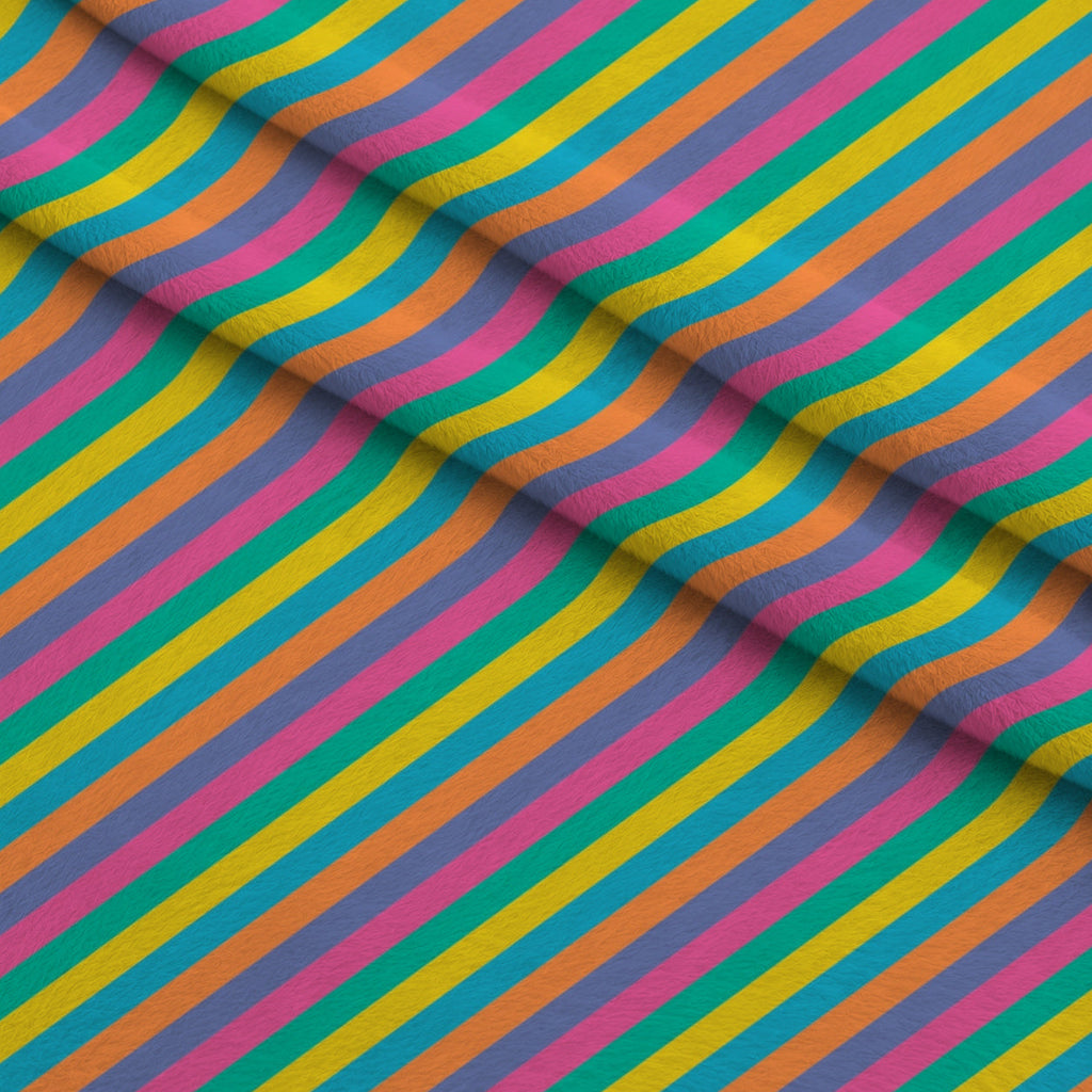 Candy Dots Pattern 6 Fleece Fabric — fleece fabric folded close-up preview (mv-fleece-v1:lying)