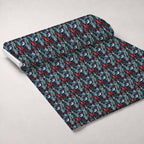 Cardinal Pines Pattern 10 Fleece Fabric — fleece fabric unrolled bolt preview (mv-fleece-v1:bolt)