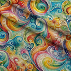Carnival Swirls Pattern 11 Fleece Fabric — fleece fabric folded close-up preview (mv-fleece-v1:lying)