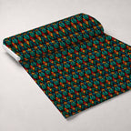 Cathedral Blooms Pattern 2 Fleece Fabric — fleece fabric unrolled bolt preview (mv-fleece-v1:bolt)