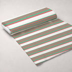 Christmas Chevron Pattern Fleece Fabric — fleece fabric unrolled bolt preview (mv-fleece-v1:bolt)