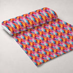 Chromatic Mist Pattern 12 Fleece Fabric — fleece fabric unrolled bolt preview (mv-fleece-v1:bolt)