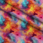 Chromatic Mist Pattern 12 Fleece Fabric — fleece fabric folded close-up preview (mv-fleece-v1:lying)