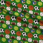 Classroom Doodles Pattern 1 Fleece Fabric — fleece fabric folded close-up preview (mv-fleece-v1:lying)