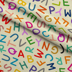 Classroom Doodles Pattern 16 Fleece Fabric — fleece fabric folded close-up preview (mv-fleece-v1:lying)