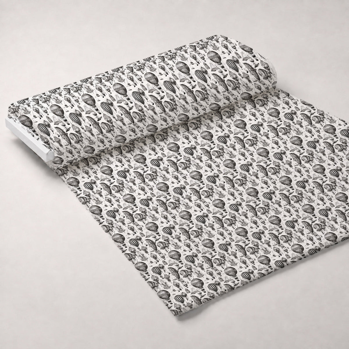 Clockwork Skies Pattern 9 Fleece Fabric — fleece fabric unrolled bolt preview (mv-fleece-v1:bolt)