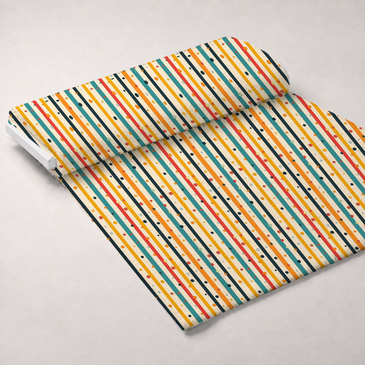 Confetti Parade Pattern 1 Fleece Fabric — fleece fabric unrolled bolt preview (mv-fleece-v1:bolt)