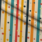 Confetti Parade Pattern 1 Fleece Fabric — fleece fabric folded close-up preview (mv-fleece-v1:lying)