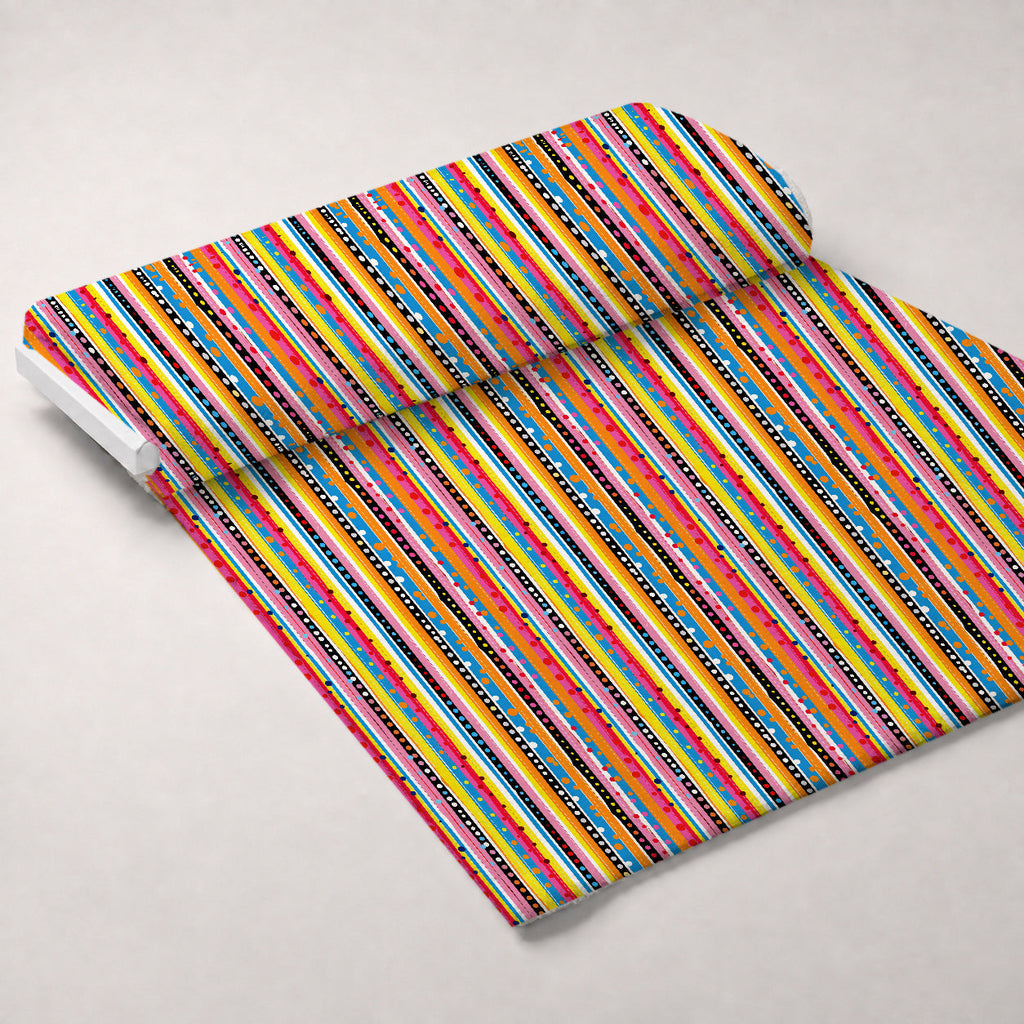 Confetti Parade Pattern 2 Fleece Fabric — fleece fabric unrolled bolt preview (mv-fleece-v1:bolt)