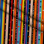 Confetti Parade Pattern 3 Fleece Fabric — fleece fabric folded close-up preview (mv-fleece-v1:lying)