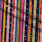 Confetti Parade Pattern 4 Fleece Fabric — fleece fabric folded close-up preview (mv-fleece-v1:lying)