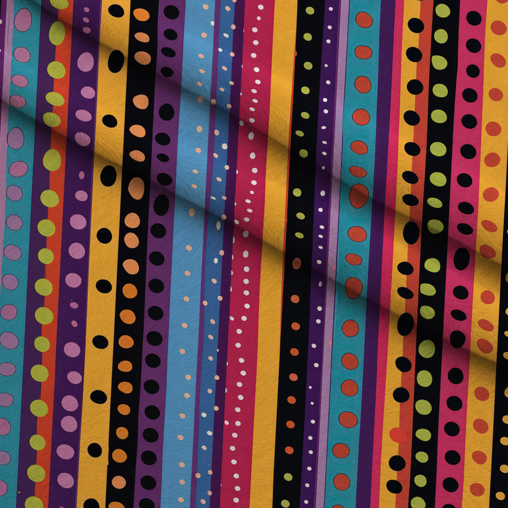 Confetti Parade Pattern 6 Fleece Fabric — fleece fabric folded close-up preview (mv-fleece-v1:lying)
