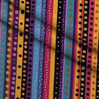 Confetti Parade Pattern 6 Fleece Fabric — fleece fabric folded close-up preview (mv-fleece-v1:lying)