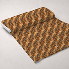 Copper Nebula Pattern 2 Fleece Fabric — fleece fabric unrolled bolt preview (mv-fleece-v1:bolt)