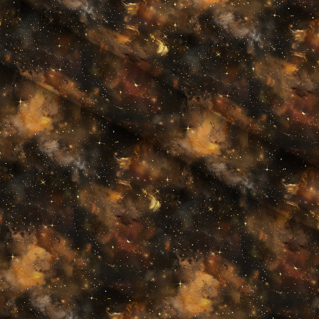 Copper Nebula Pattern 3 Fleece Fabric — fleece fabric folded close-up preview (mv-fleece-v1:lying)