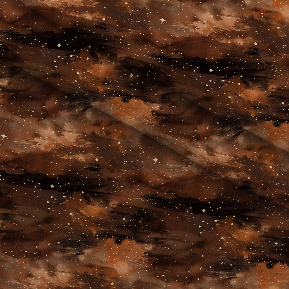 Copper Nebula Pattern 6 Fleece Fabric — fleece fabric folded close-up preview (mv-fleece-v1:lying)