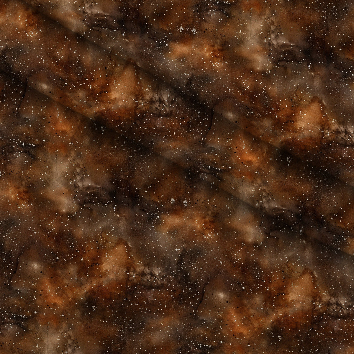 Copper Nebula Pattern 8 Fleece Fabric — fleece fabric folded close-up preview (mv-fleece-v1:lying)
