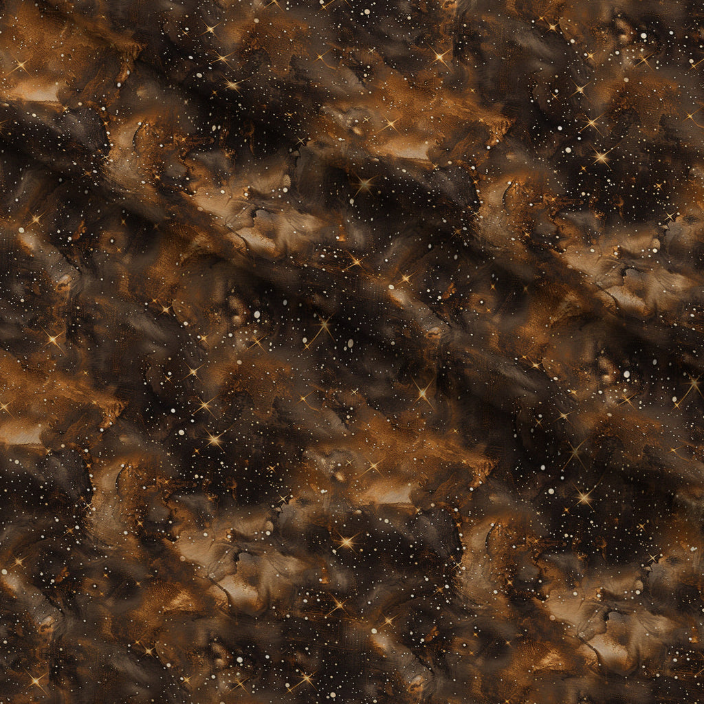 Copper Nebula Pattern 9 Fleece Fabric — fleece fabric folded close-up preview (mv-fleece-v1:lying)