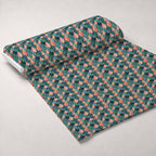 Coral Lagoon Pattern 16 Fleece Fabric — fleece fabric unrolled bolt preview (mv-fleece-v1:bolt)