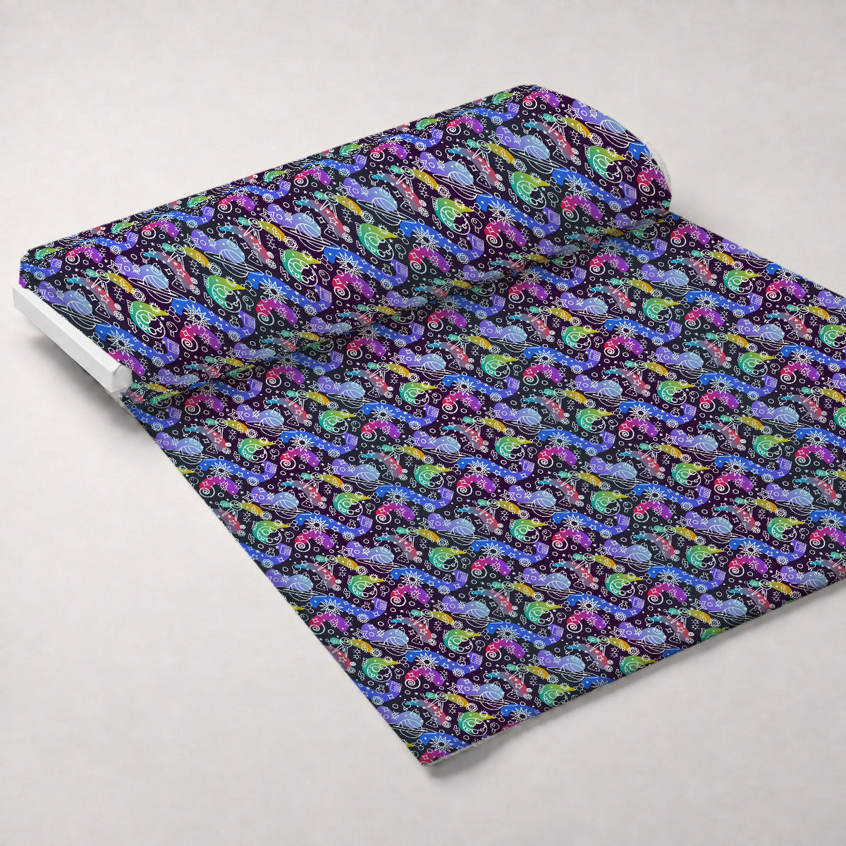 Cosmic Lab Doodles Pattern 4 Fleece Fabric — fleece fabric unrolled bolt preview (mv-fleece-v1:bolt)
