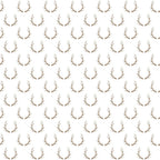 beige, cream, antlers, deer horns, repeating pattern, small scale, woodland, hunting, rustic, country style, christmas, holiday,, fabric panel, neutral tones, minimalist, scattered motifs, winter theme, nature inspired, craft fabric