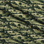 Countryside Cottages Pattern 9 Fleece Fabric — fleece fabric folded close-up preview (mv-fleece-v1:lying)