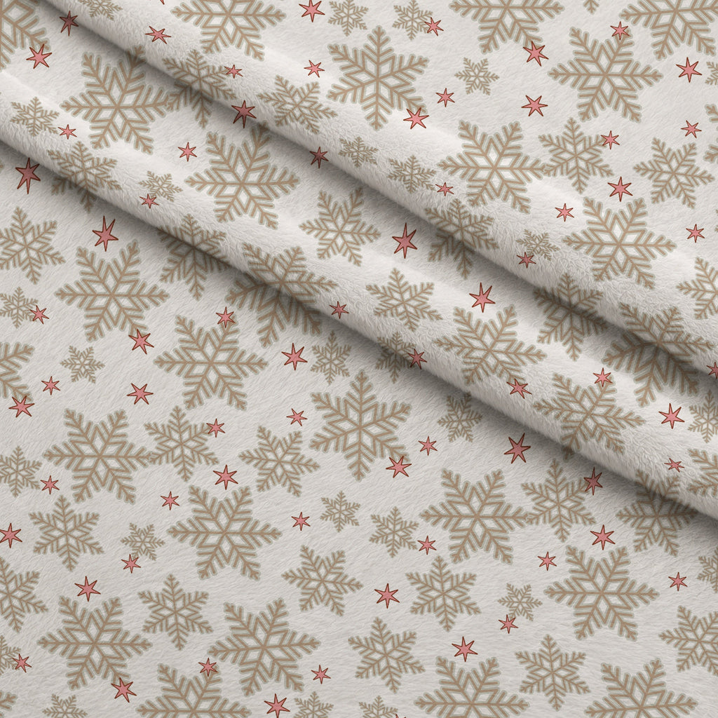Cowboy Christmas Pattern 5 Fleece Fabric — fleece fabric folded close-up preview (mv-fleece-v1:lying)