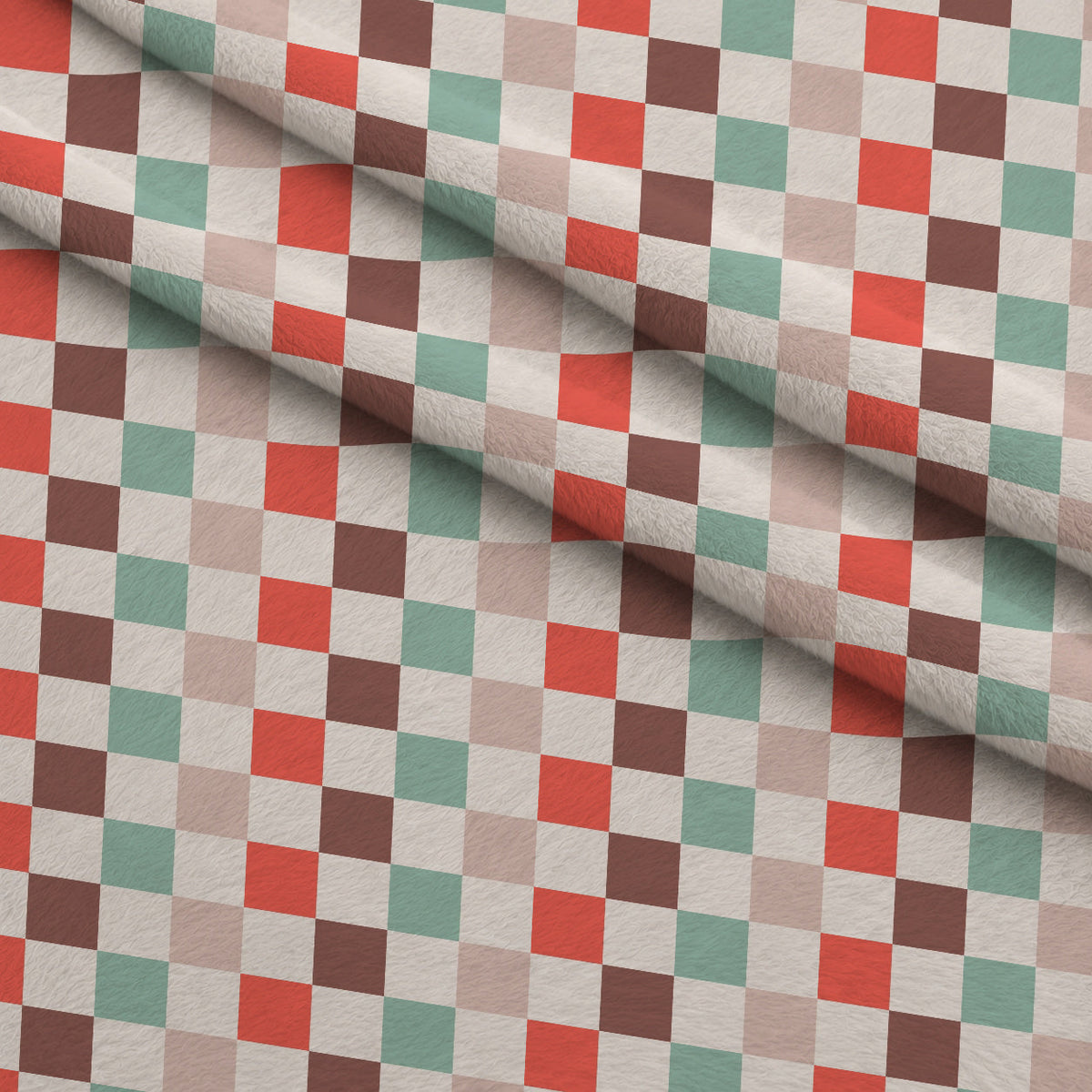 Cowboy Christmas Pattern 7 Fleece Fabric — fleece fabric folded close-up preview (mv-fleece-v1:lying)