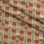 Cozy Cabin Tartan Pattern 10 Fleece Fabric — fleece fabric folded close-up preview (mv-fleece-v1:lying)