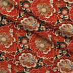 Crimson Festival Glow Pattern 9 Fleece Fabric — fleece fabric folded close-up preview (mv-fleece-v1:lying)