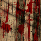 Crimson Splatter Pattern 13 Fleece Fabric — fleece fabric folded close-up preview (mv-fleece-v1:lying)