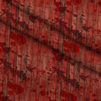 Crimson Splatter Pattern 16 Fleece Fabric — fleece fabric folded close-up preview (mv-fleece-v1:lying)