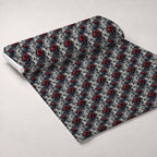 Crimson Thorns Pattern 12 Fleece Fabric — fleece fabric unrolled bolt preview (mv-fleece-v1:bolt)